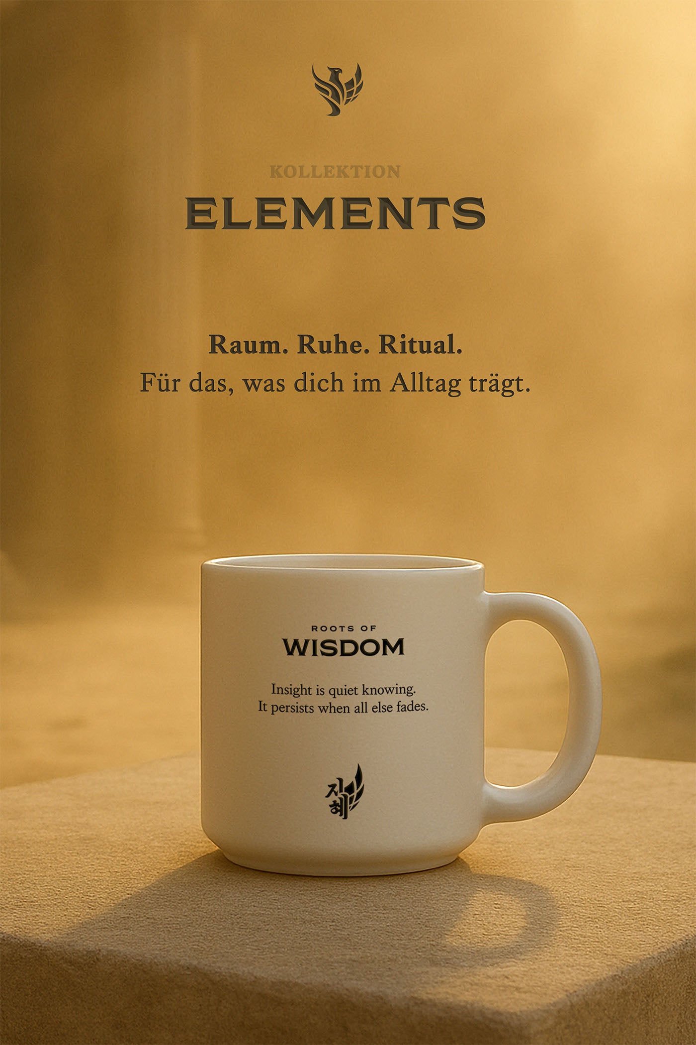 Elements Kollektion Raum. Ruhe. Ritual. Für das, was dich im Alltag trägt.