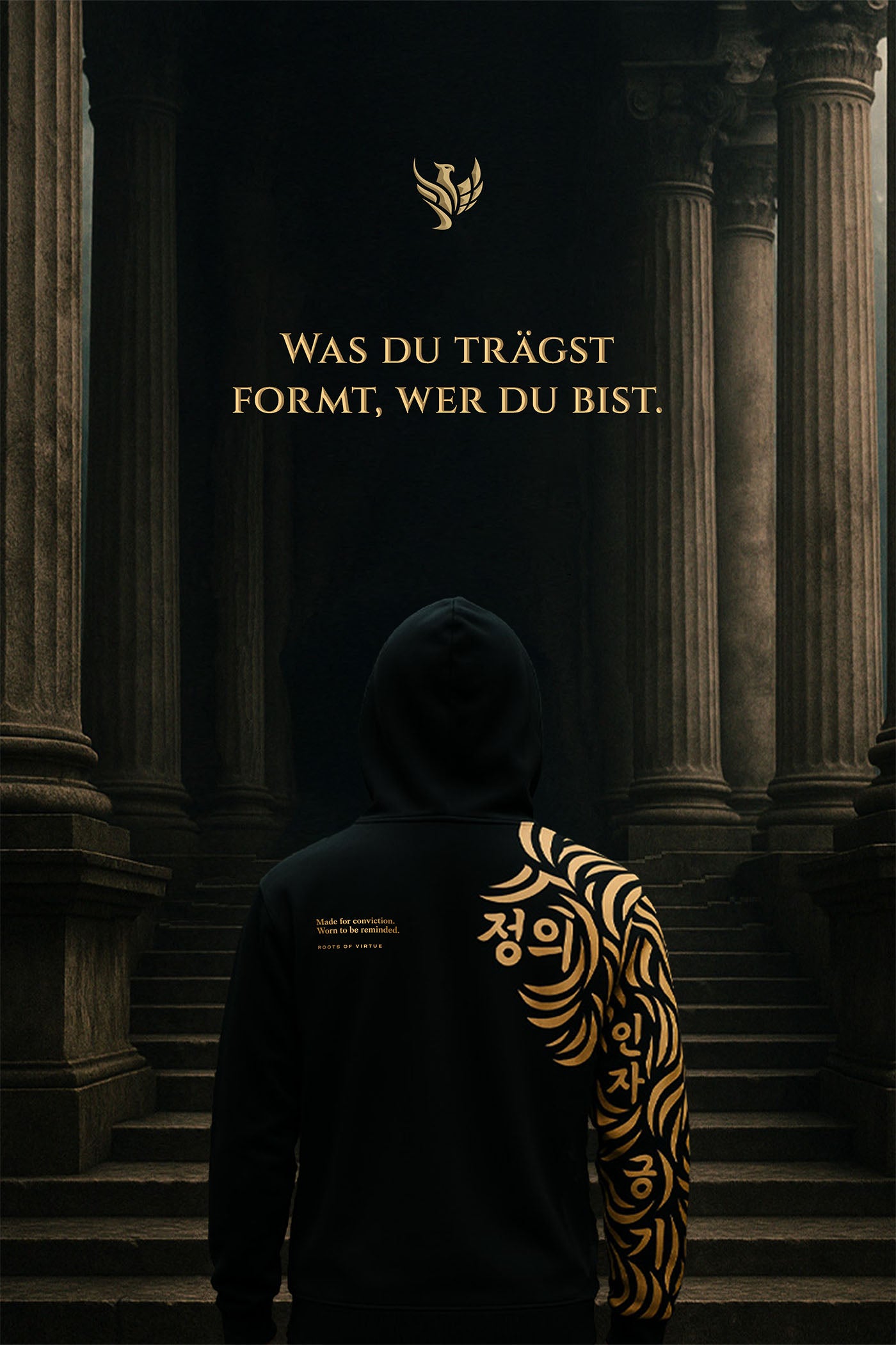 Eternal8 - roots of virtue - was du trägst, formt, wer du bist.